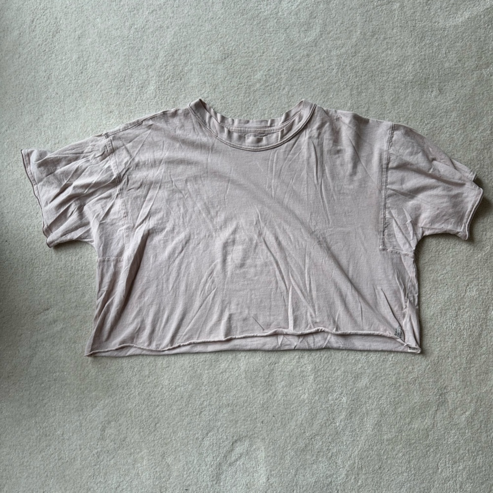 Anthropologie Soft Beige Movement Top